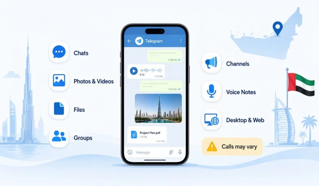 Which Telegram Features Work in the UAE?