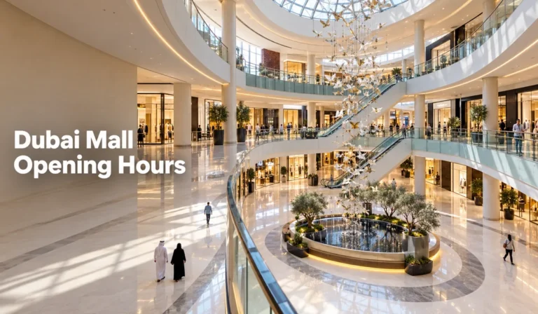 Dubai Mall Opening Hours: Daily Timings and Best Times to Visit